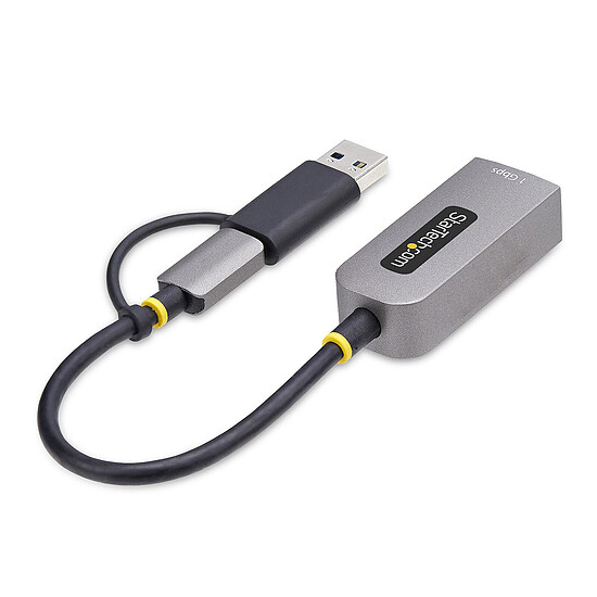 Carte réseau StarTech.com Adaptateur USB-C/USB-A vers Ethernet - Autre vue