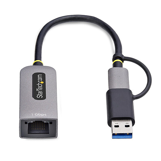 Carte réseau StarTech.com Adaptateur USB-C/USB-A vers Ethernet - Autre vue