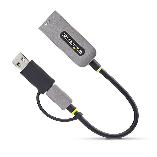 Carte réseau StarTech.com Adaptateur USB-C/USB-A vers Ethernet - Autre vue