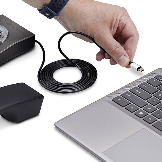 Câble USB StarTech.com Adaptateur USB-C vers RJ9 - Autre vue