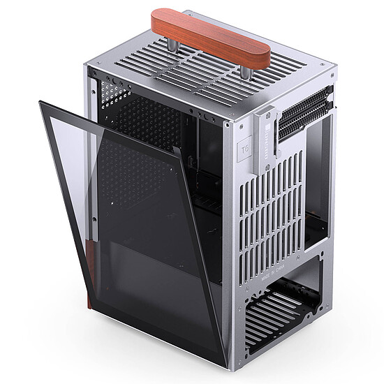 Boîtier PC Jonsbo T6 - Argent - Autre vue