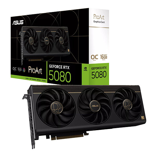 Carte graphique Asus ProArt GeForce RTX 5080 16GB GDDR7 OC Edition - Autre vue