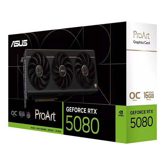 Carte graphique Asus ProArt GeForce RTX 5080 16GB GDDR7 OC Edition - Autre vue