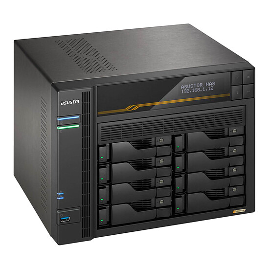 Serveur NAS Asustor NAS Lockerstor 4 Gen3 AS6808T - Autre vue