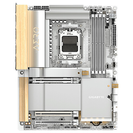 Carte mère Gigabyte X870E AERO X3D WOOD - Autre vue