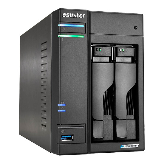 Serveur NAS Asustor NAS Lockerstor 2 Gen2+ AS6702T v2 - Autre vue