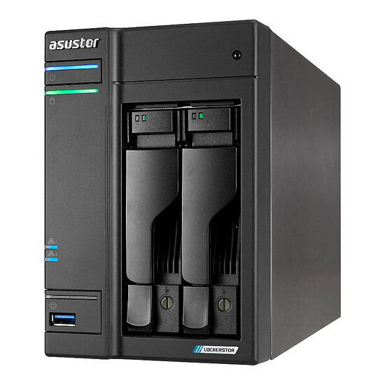 Serveur NAS Asustor NAS Lockerstor 2 Gen2+ AS6702T v2 - Autre vue