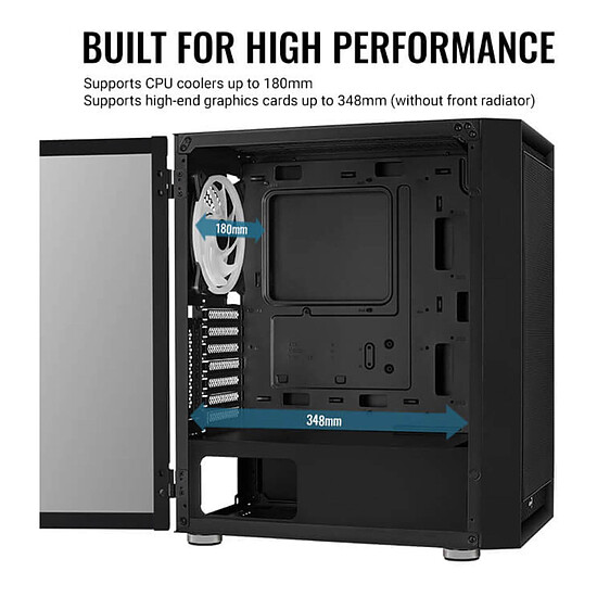 Boîtier PC AeroCool Graphite ARGB - Autre vue