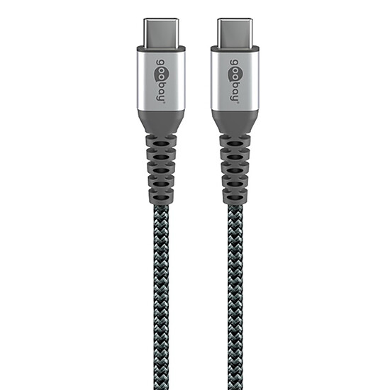 Câble USB Goobay Câble SuperSoft Textile USB-C 2.0 (M/M) - 0.5 m - Autre vue