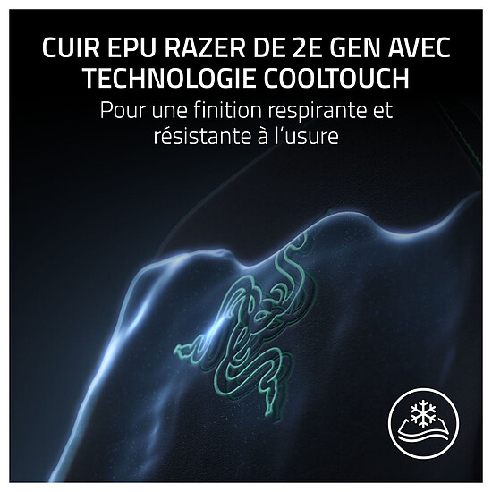 Fauteuil gamer Razer Iskur v2 NewGen - Noir - Autre vue