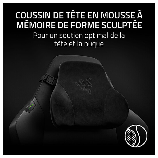 Fauteuil gamer Razer Iskur v2 NewGen - Noir - Autre vue