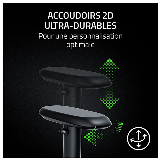 Fauteuil gamer Razer Iskur v2 X NewGen - Rose - Autre vue