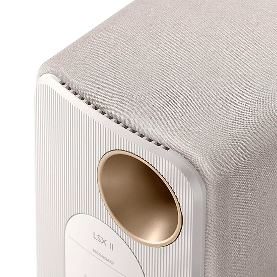Enceintes HiFi / Home-Cinéma KEF LSX II - Blanc coton - Autre vue