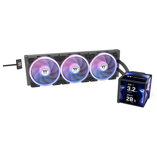 Watercooling AIO Thermaltake MINECUBE 360 Ultra ARGB Sync - Noir - Autre vue