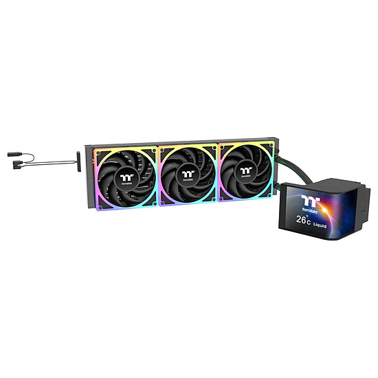 Watercooling AIO Thermaltake MAGCurve 360 Ultra ARGB Sync - Noir - Autre vue