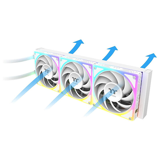 Watercooling AIO Thermaltake MAGCurve 360 Ultra ARGB Sync - Blanc - Autre vue