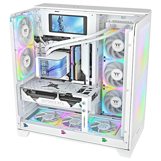Watercooling AIO Thermaltake MAGCurve 360 Ultra ARGB Sync - Blanc - Autre vue