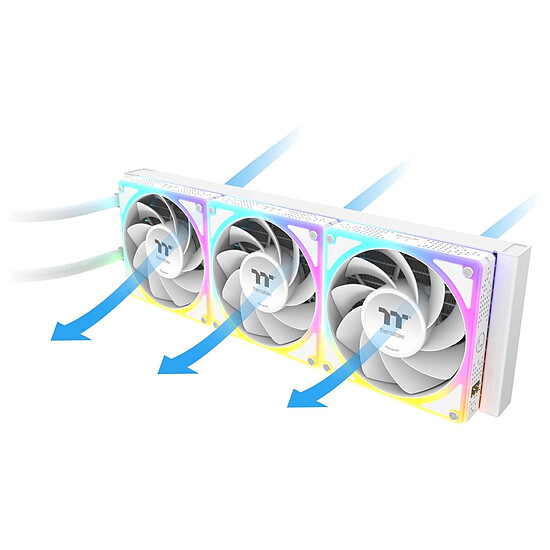 Watercooling AIO Thermaltake MAGCurve 360 Ultra ARGB Sync - Blanc - Autre vue