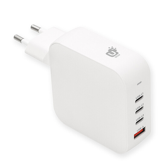 Chargeur INOVU Chargeur Secteur USB-C 165W GaN et câble USB-C noir - 2 m - Autre vue