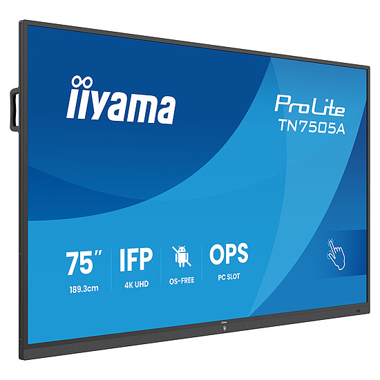 Écran dynamique iiyama 75" LED - ProLite TN7505A-B1AG - Autre vue