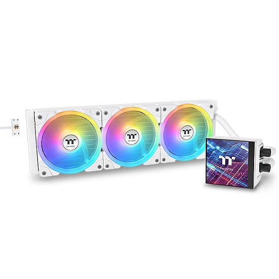 Watercooling AIO Thermaltake MAGFloe 420 Ultra ARGB Sync - Blanc  - Autre vue