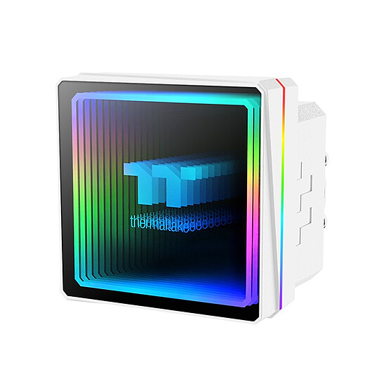 Watercooling AIO Thermaltake TH240 V3 ARGB Sync - Blanc - Autre vue