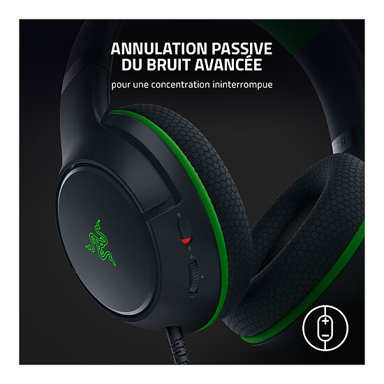 Casque micro Razer Kaira X for Xbox - Noir - Autre vue