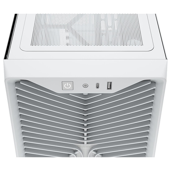 Boîtier PC Corsair 3200D RS - Blanc - Autre vue