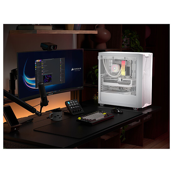 Boîtier PC Corsair 3200D RS - Blanc - Autre vue
