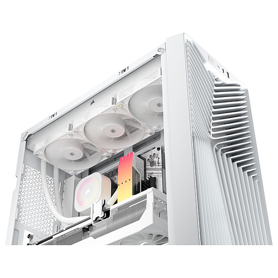Boîtier PC Corsair 3200D RS - Blanc - Autre vue