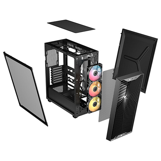Boîtier PC Corsair 3200D RS ARGB - Noir  - Autre vue