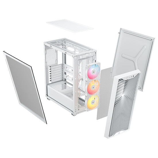 Boîtier PC Corsair 3200D RS ARGB - Blanc - Autre vue