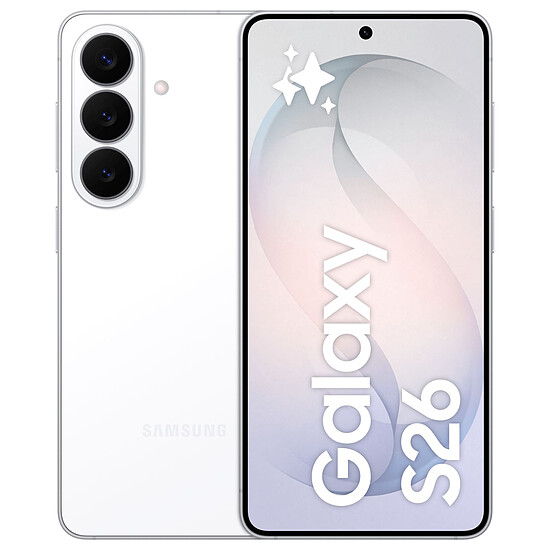 Smartphone Samsung Galaxy S26 5G (Blanc) - 512 Go - Autre vue