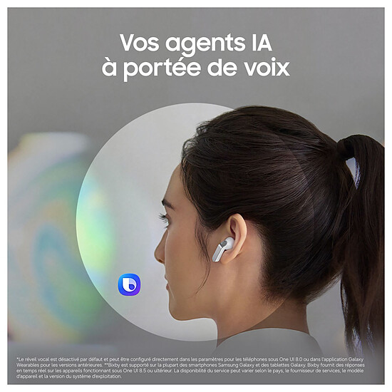 Casque Audio Samsung Galaxy Buds4 Noir - Écouteurs sans fil - Autre vue