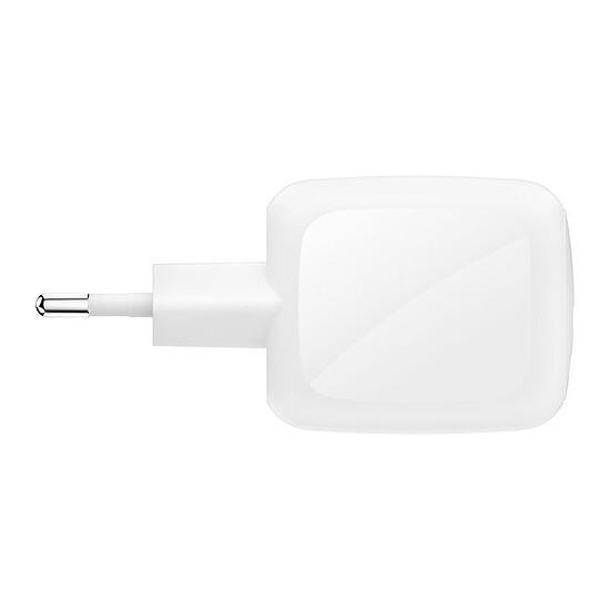 Chargeur Belkin BoostCharge Pro Chargeur secteur GaN deux ports USB-C - 50W - Blanc - Autre vue