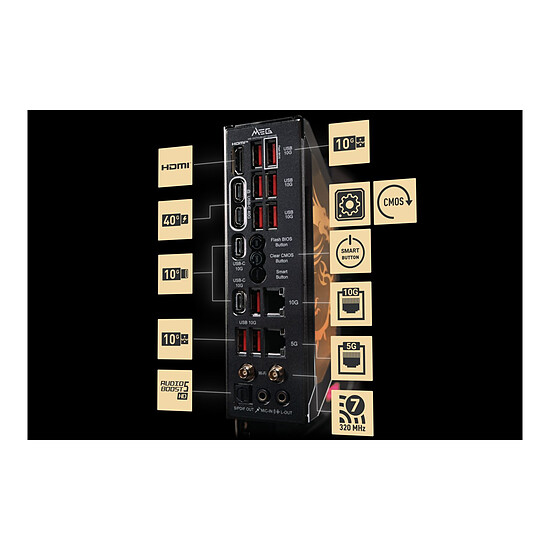 Carte mère MSI MEG X870E ACE MAX - Autre vue