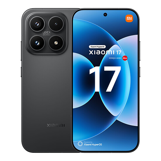 Smartphone Xiaomi 17 5G (Noir) - 512 Go - Autre vue