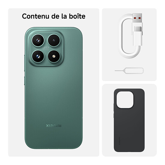 Smartphone Xiaomi 17 5G (Vert) - 512 Go - Autre vue