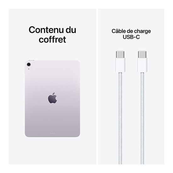 Tablette Apple iPad Air M4 Wi-Fi 11" 2026 - 128 Go -  Mauve - Autre vue