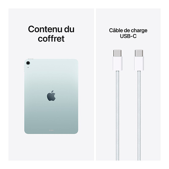 Tablette Apple iPad Air M4 Wi-Fi 11" 2026 - 1 To -  Bleu - Autre vue