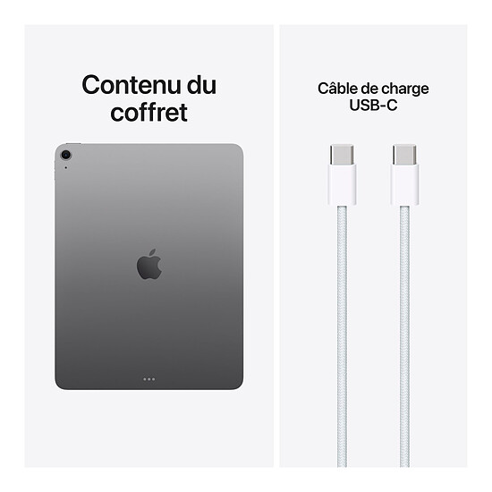 Tablette Apple iPad Air M4 Wi-Fi 13" 2026 - 1 To - Space Grey - Autre vue