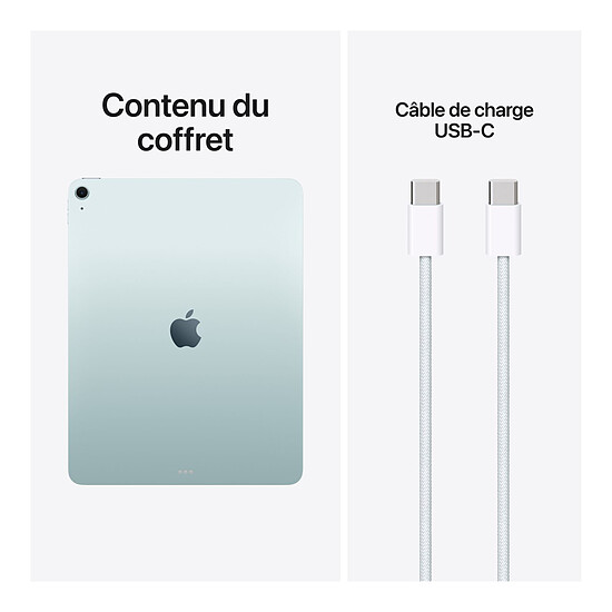 Tablette Apple iPad Air M4 Wi-Fi 13" 2026 - 1 To -  Bleu - Autre vue
