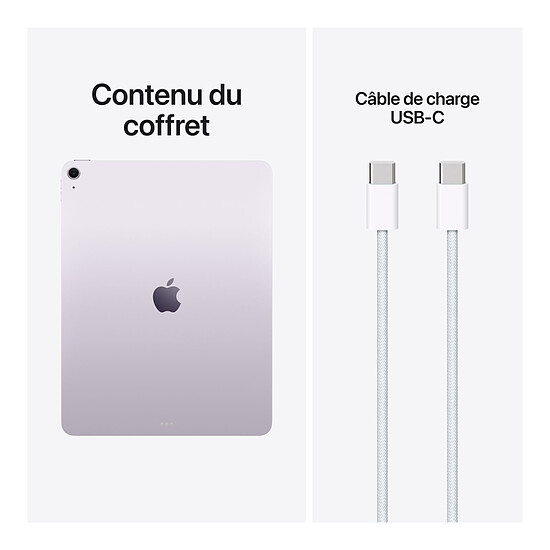Tablette Apple iPad Air M4 Wi-Fi 13" 2026 - 1 To - Mauve - Autre vue