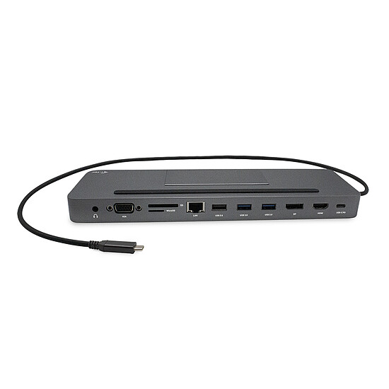 Station d'accueil PC portable i-tec USB-C Metal Ergonomic 4K 3 Display Docking Station + Power Delivery 85 W + i-tec Universal Charger 100 W - Autre vue
