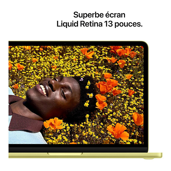 MacBook Apple MacBook Neo A18 Pro 13" Jaune agrume 8 Go / 512 Go (MHFE4FN/A) - Autre vue