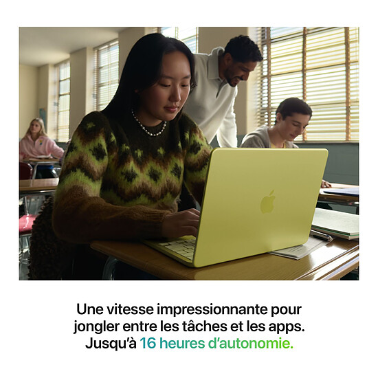 MacBook Apple MacBook Neo A18 Pro 13" Indigo 8 Go / 512 Go (MHFG4FN/A) - Autre vue