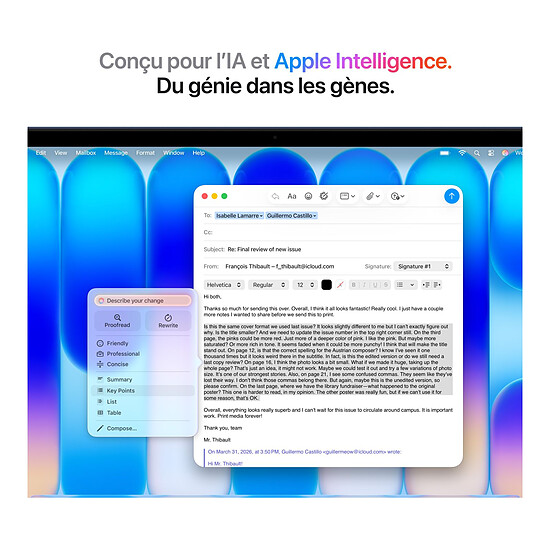 MacBook Apple MacBook Neo A18 Pro 13" Indigo 8 Go / 512 Go (MHFG4FN/A) - Autre vue