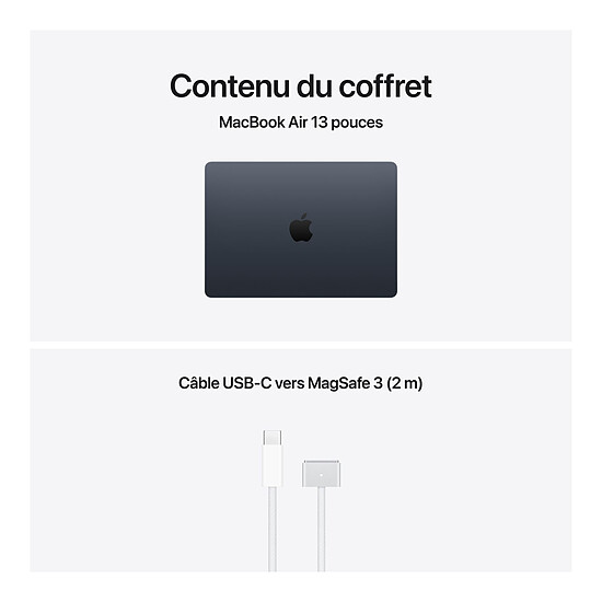 MacBook Apple MacBook Air M5 13" (2026) Minuit 24 Go / 1 To (MDHG4FN/A) - Autre vue