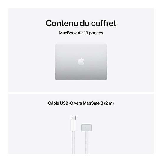 MacBook Apple MacBook Air M5 13" (2026) Argent 24 Go / 2 To (MDH94FN/A-2TB) - Autre vue