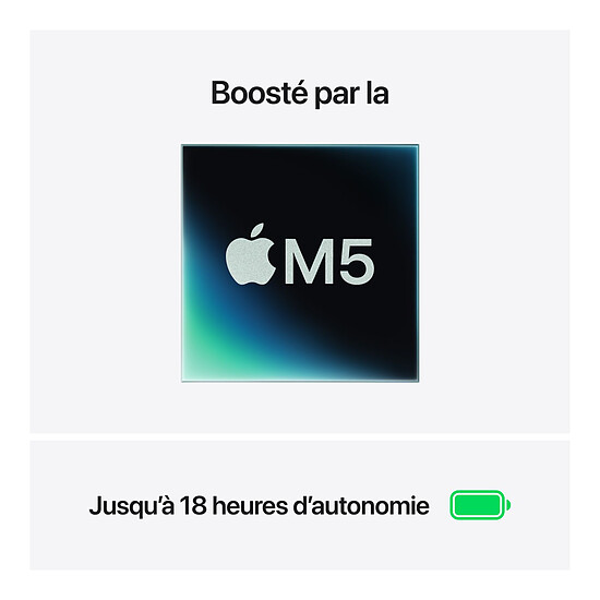 MacBook Apple MacBook Air M5 15" (2026) Minuit 32 Go / 512 Go (MDVH4FN/A-32GB) - Autre vue